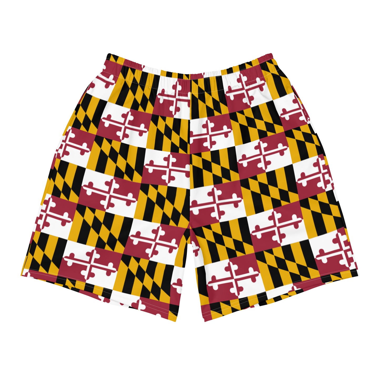 Maryland Flag Men's Recycled Athletic Shorts
