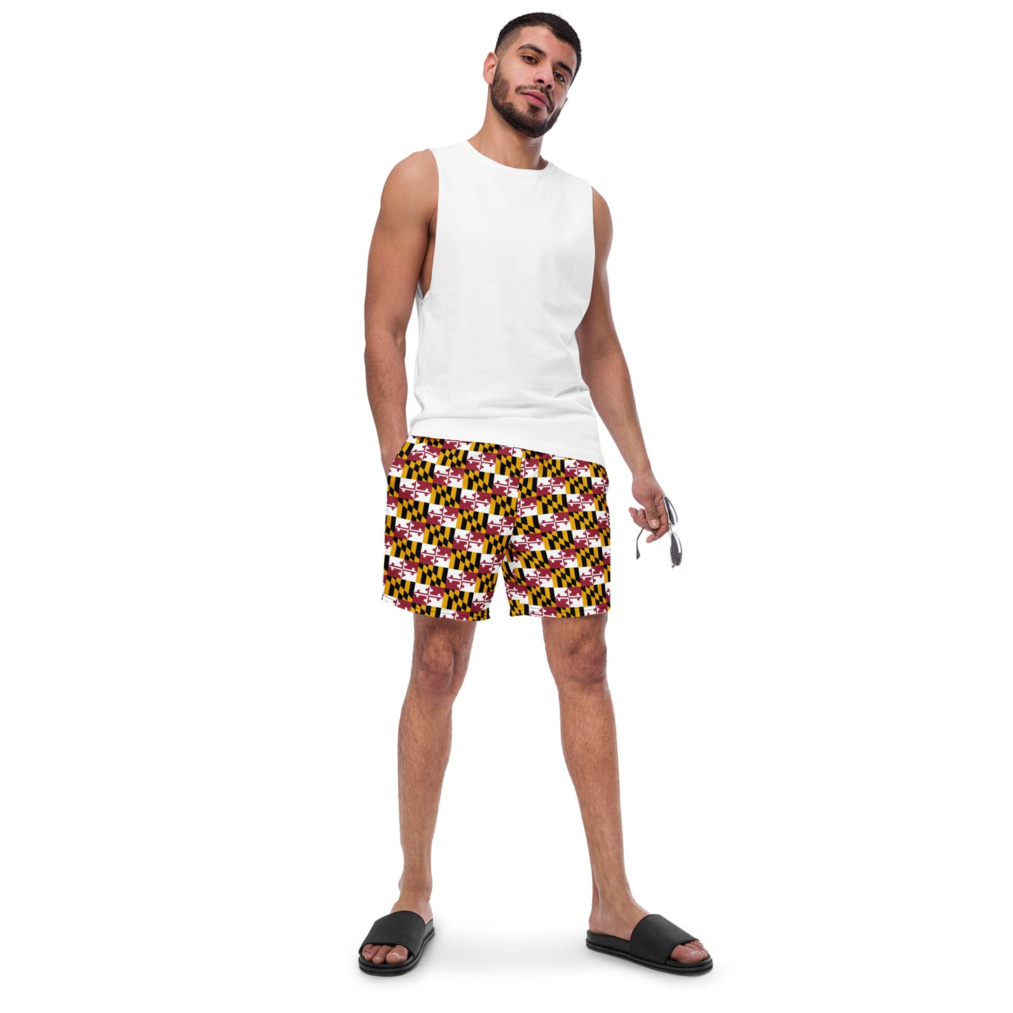 Maryland Flag Men's swim trunks