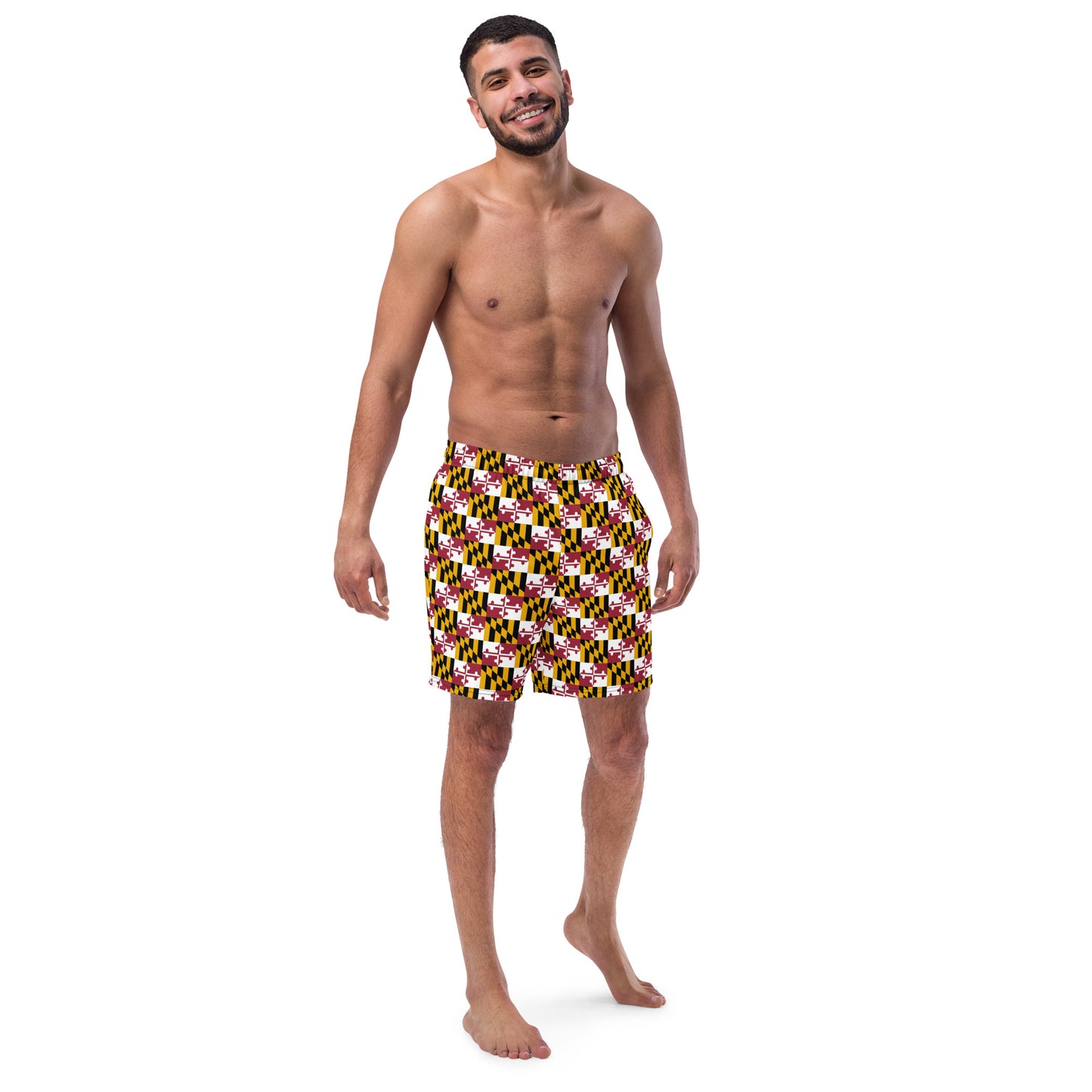 Maryland Flag Men's swim trunks