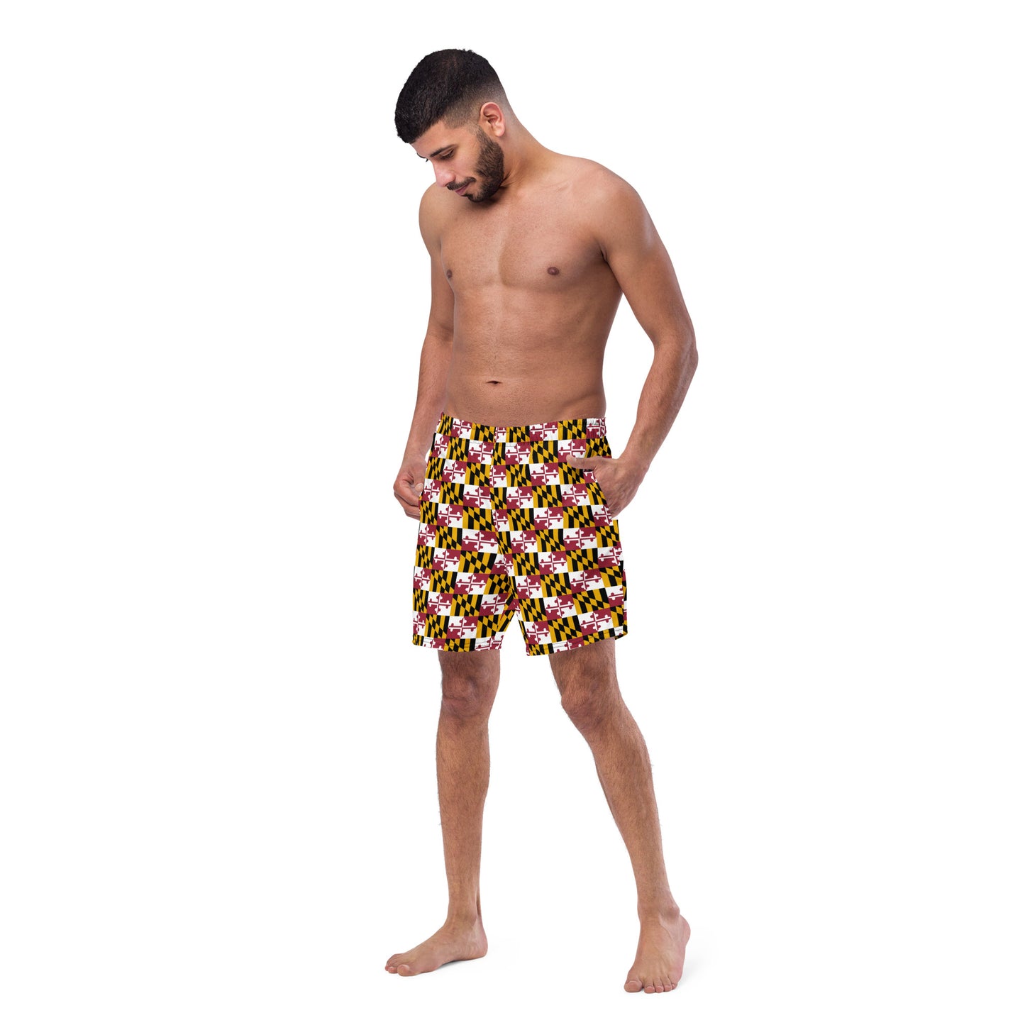 Maryland Flag Men's swim trunks