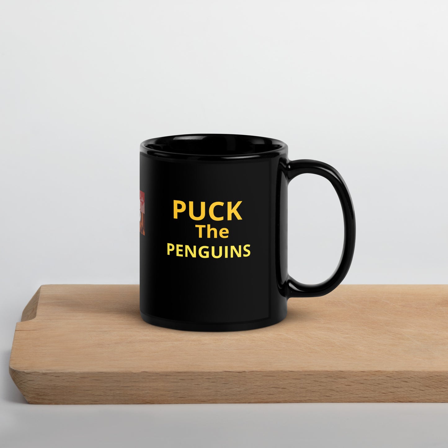 GO Caps Black Glossy Mug