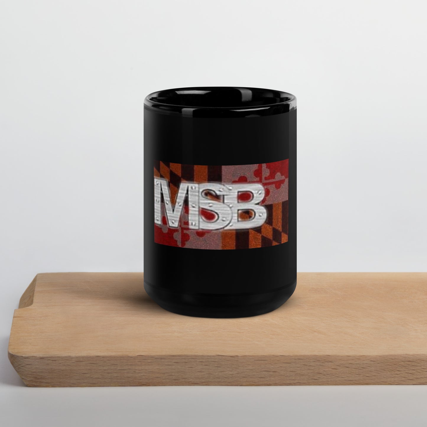 GO Caps Black Glossy Mug