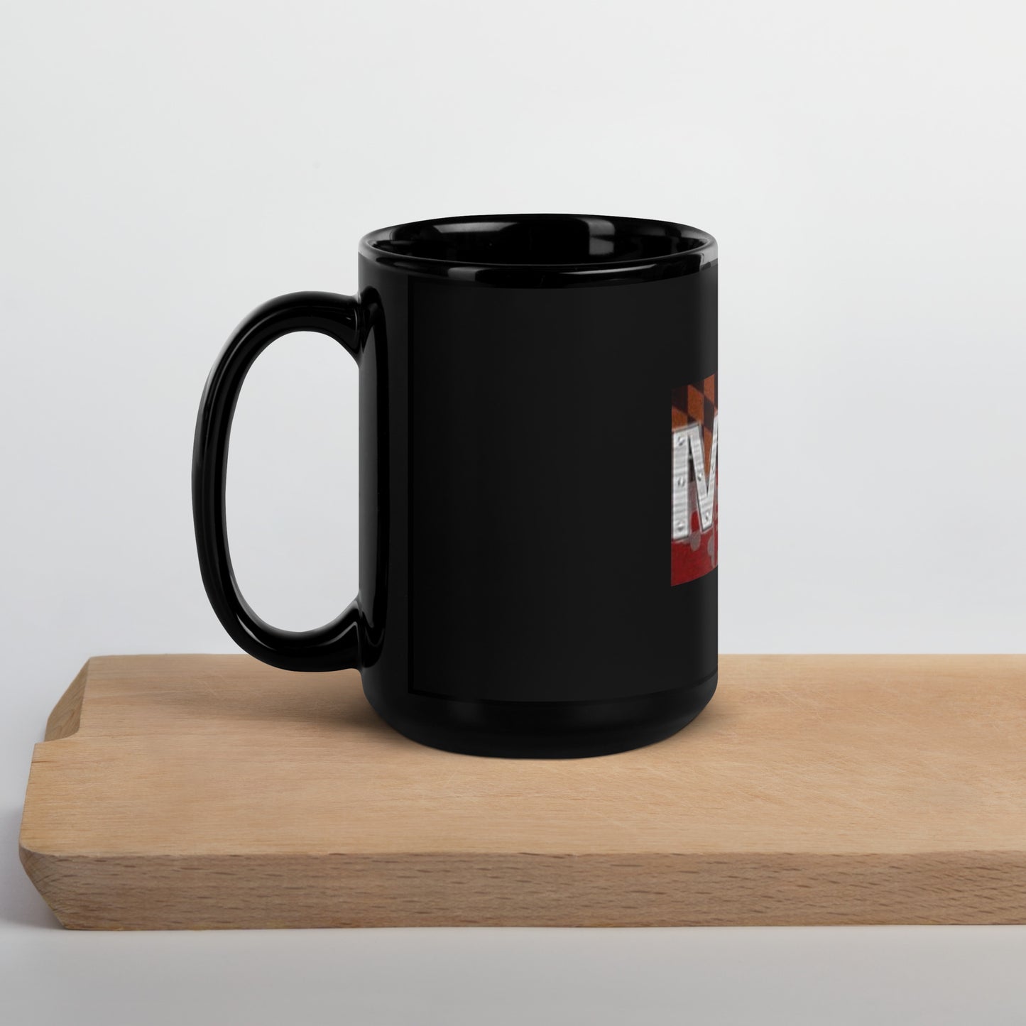 GO Caps Black Glossy Mug