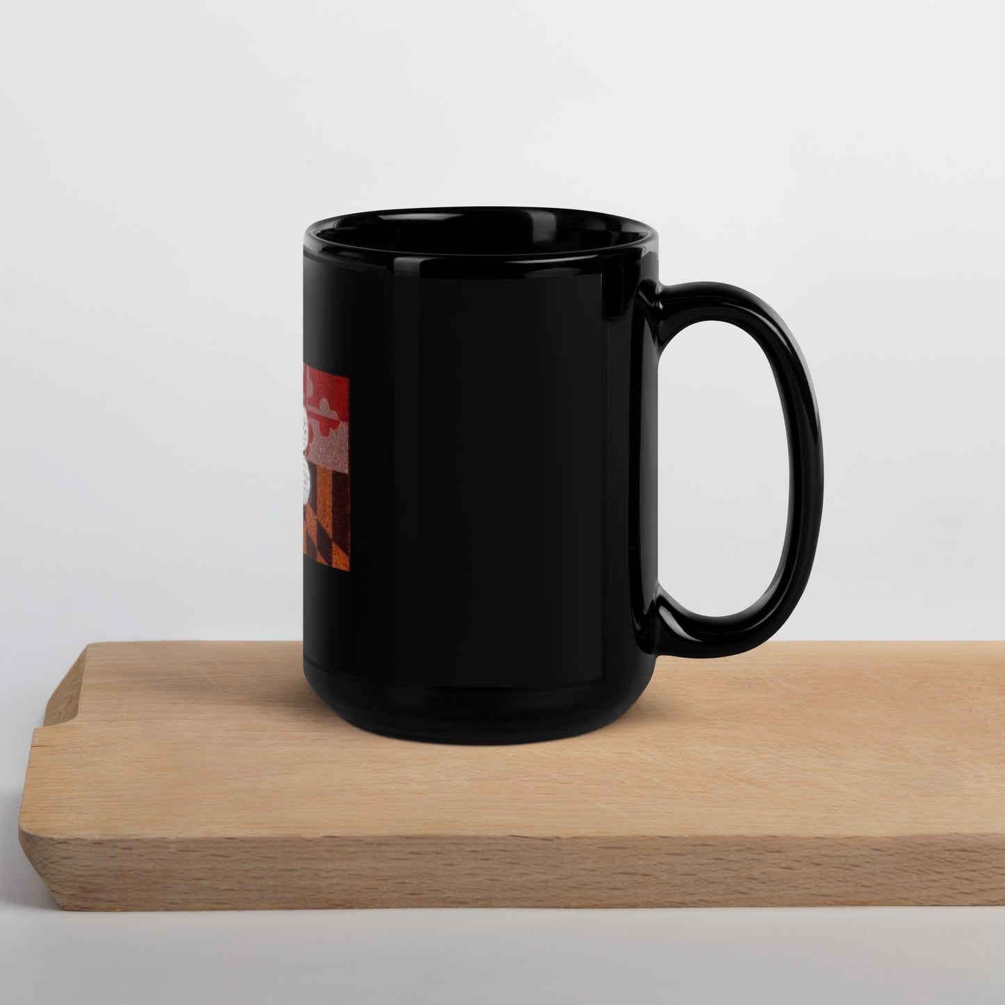 GO Caps Black Glossy Mug