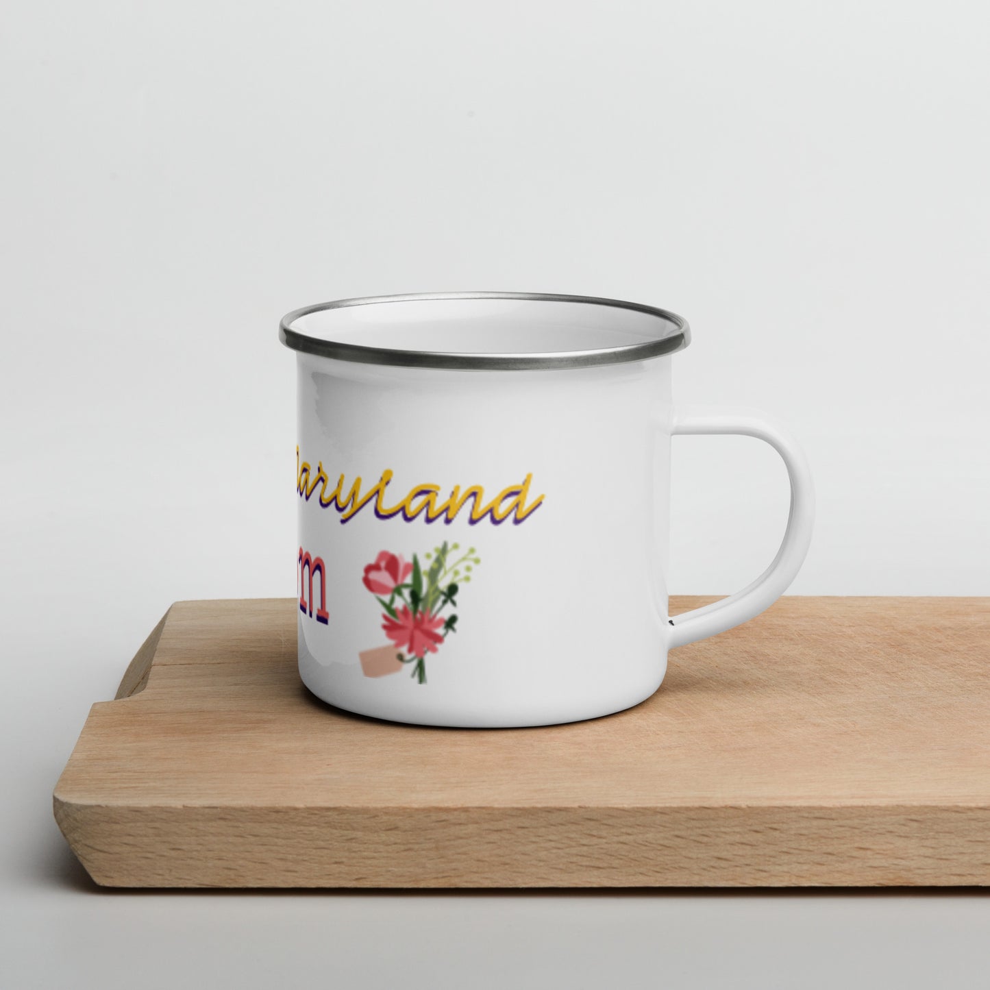 The Best Maryland Mom Enamel Mug