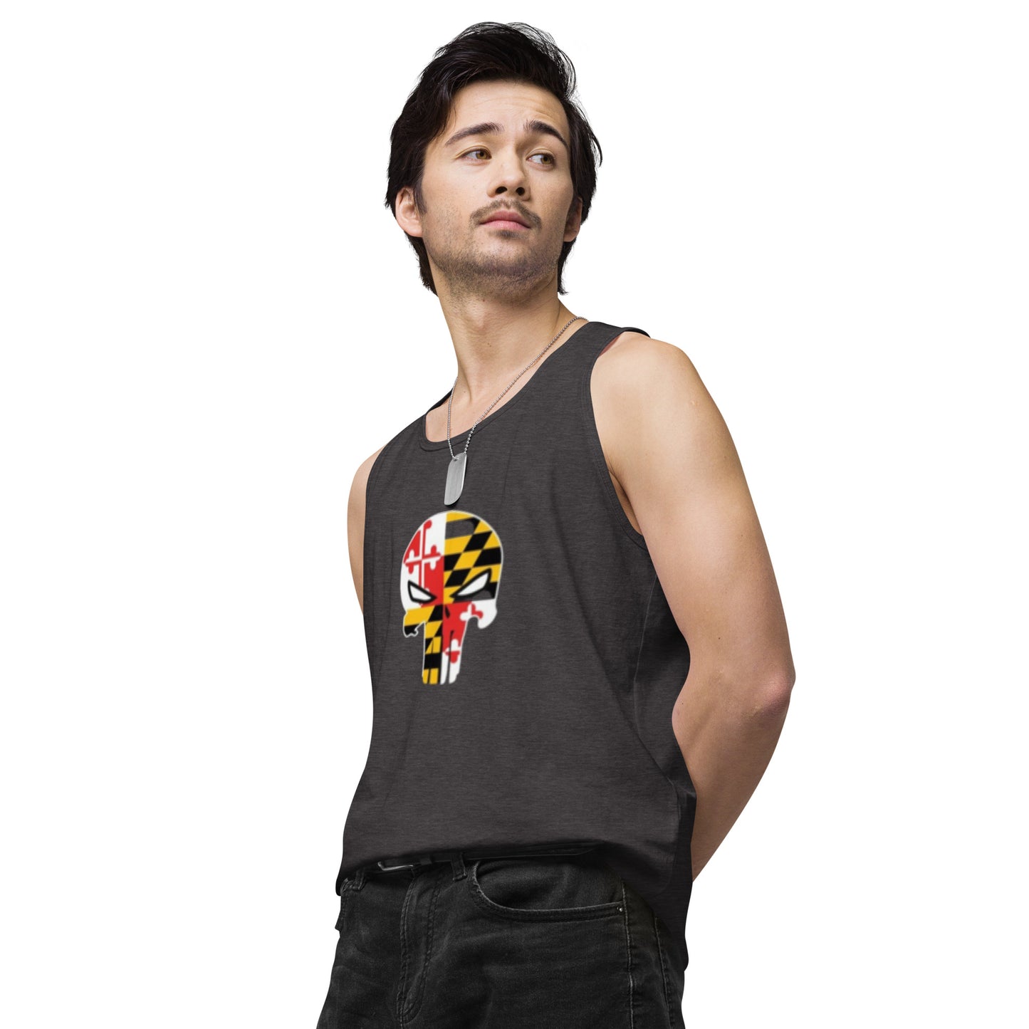 Maryland Skull Men’s premium tank top