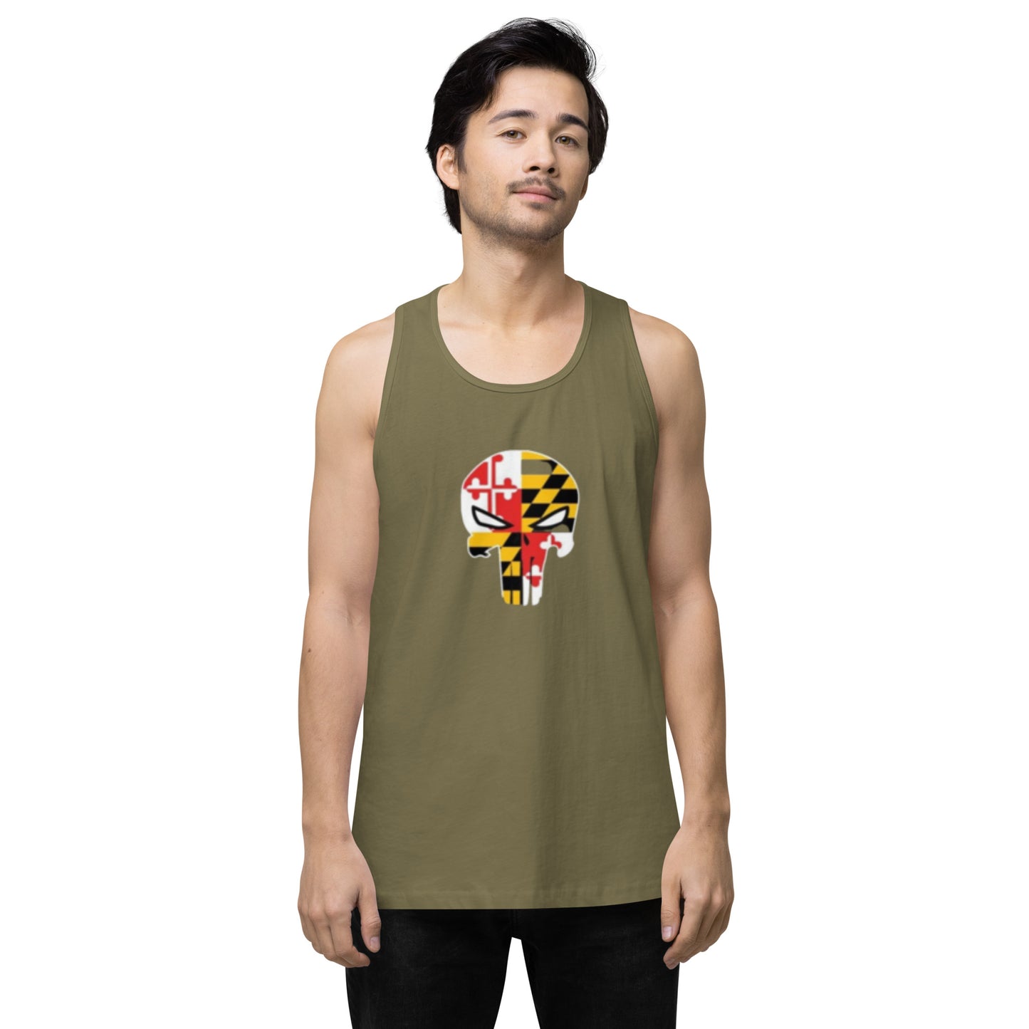 Maryland Skull Men’s premium tank top