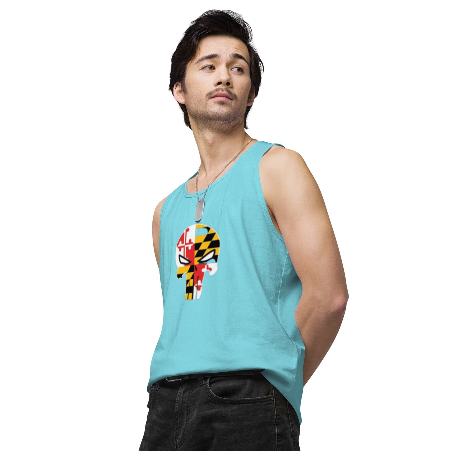 Maryland Skull Men’s premium tank top