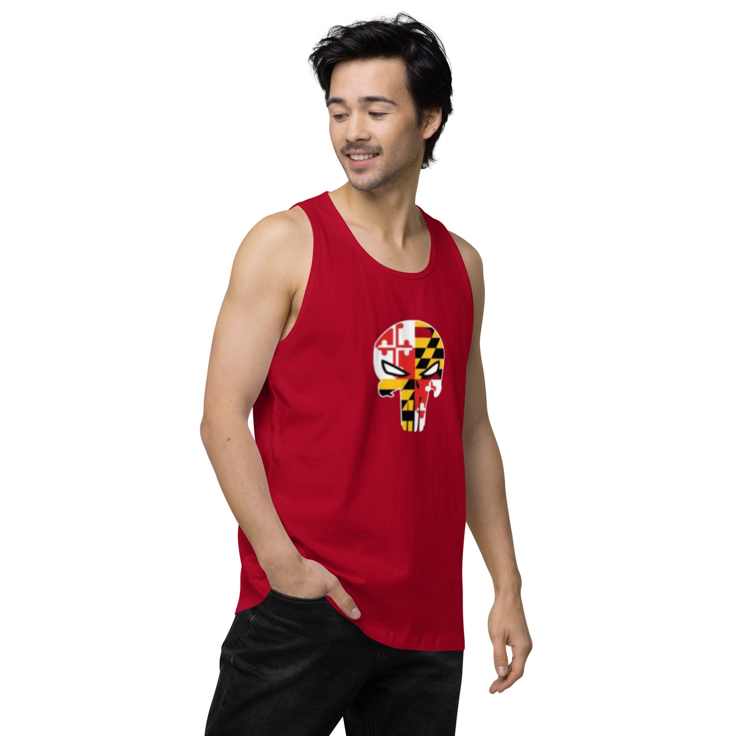 Maryland Skull Men’s premium tank top