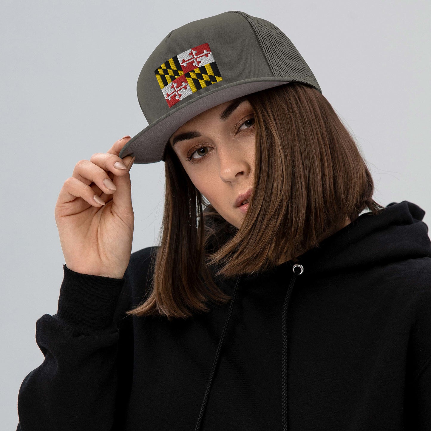 Maryland Flag Mesh Back Snapback
