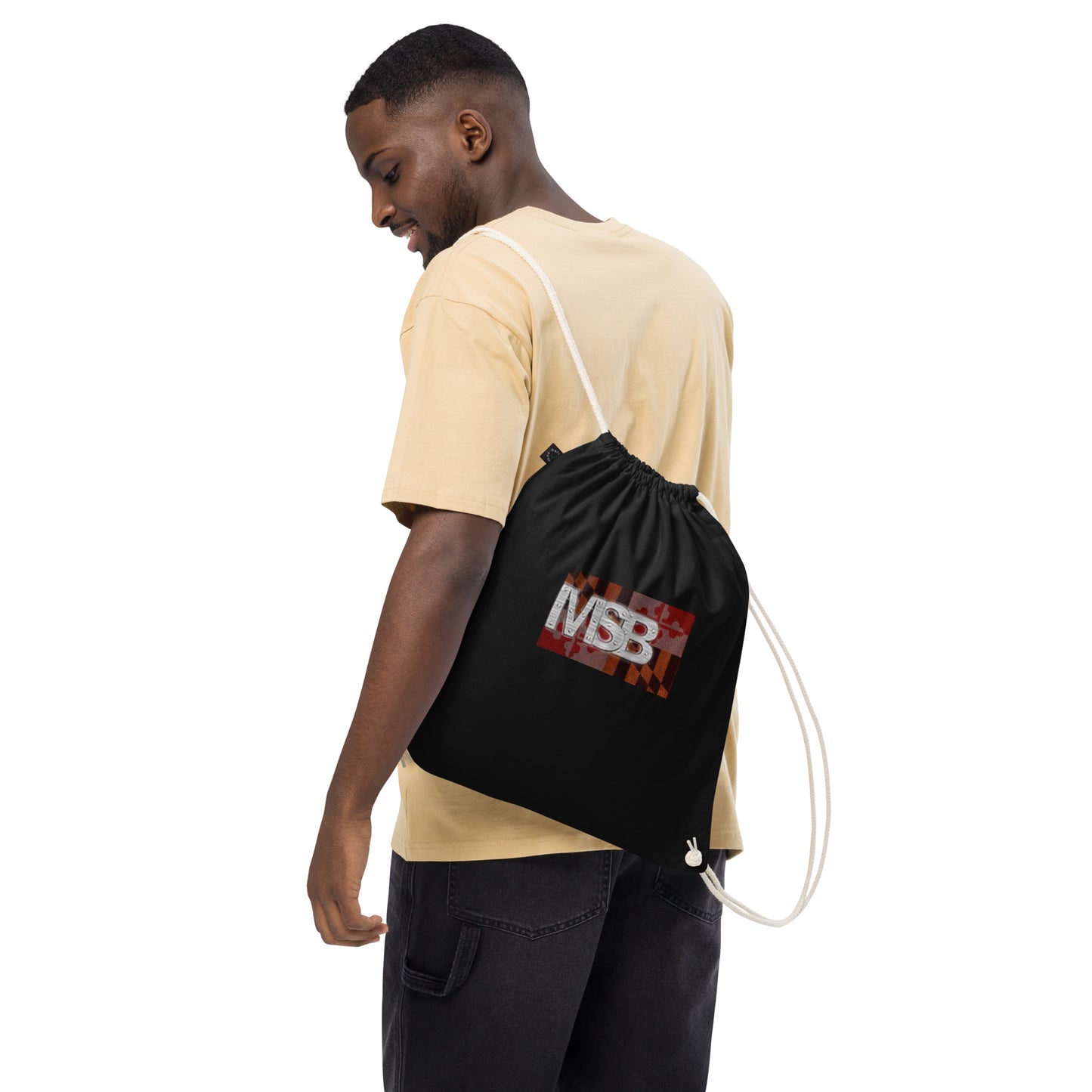 MSB Organic cotton drawstring bag
