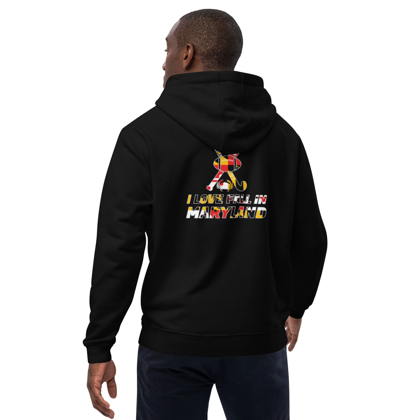 I love fall in Maryland Premium eco hoodie