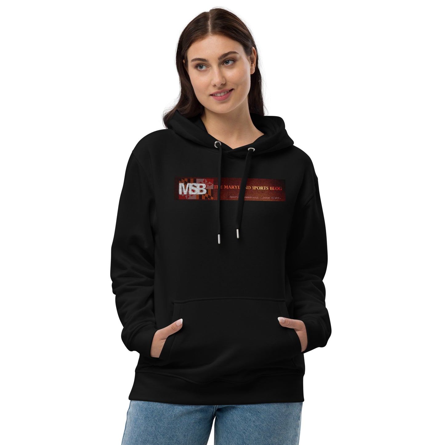 I love fall in Maryland Premium eco hoodie