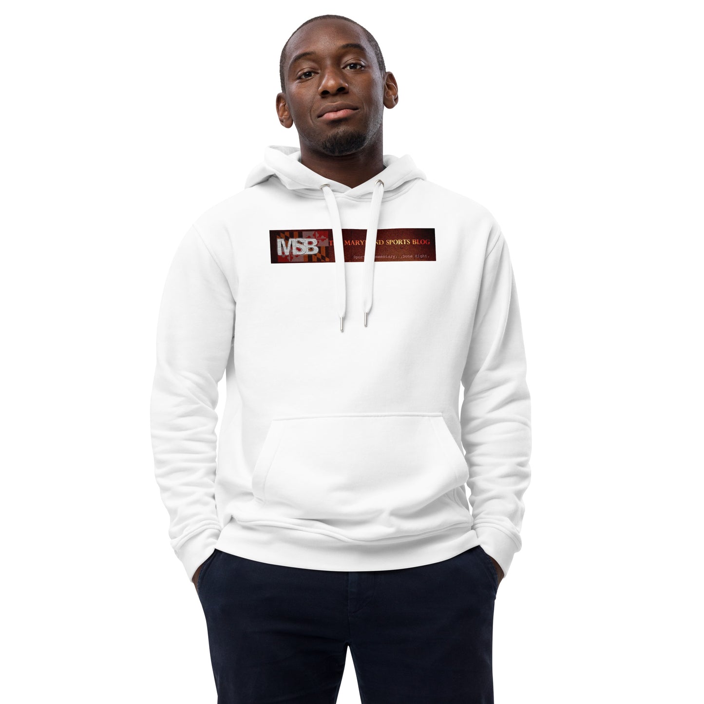 I love fall in Maryland Premium eco hoodie