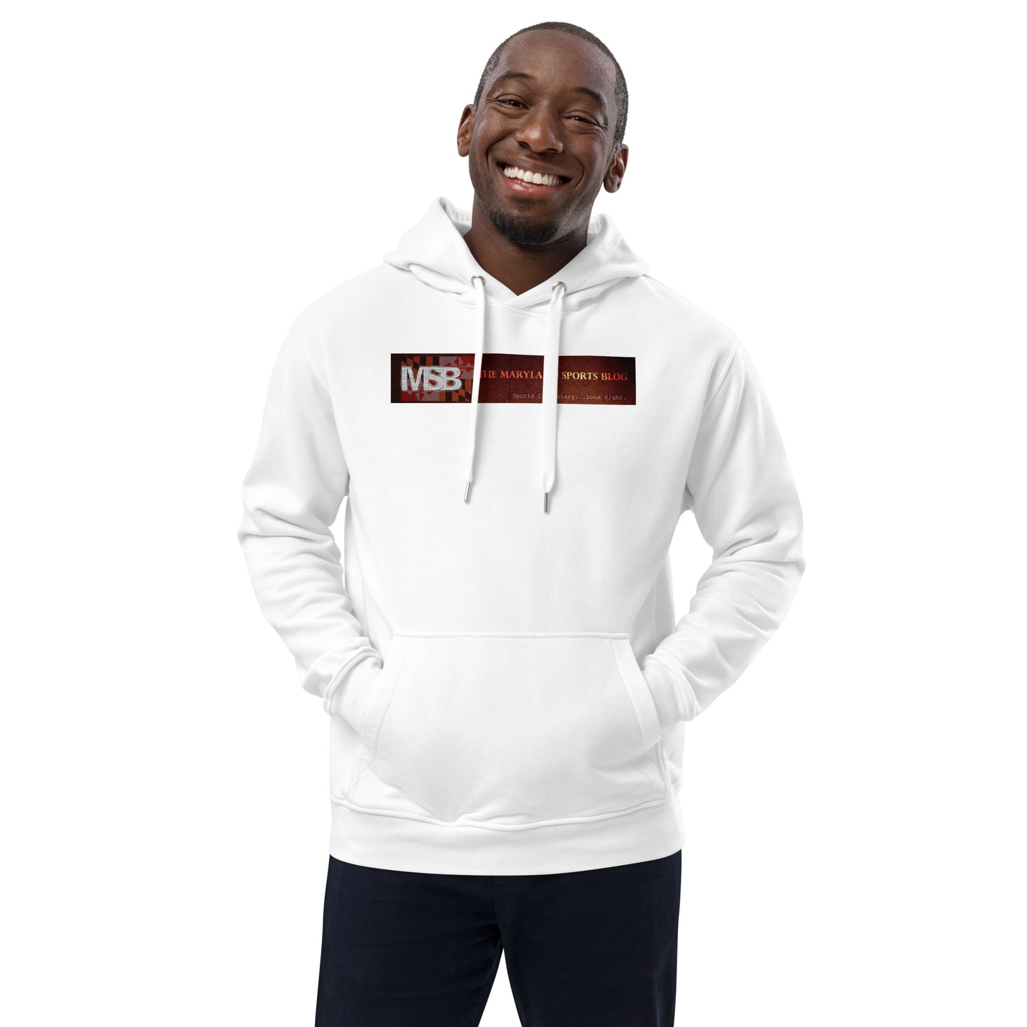 I love fall in Maryland Premium eco hoodie