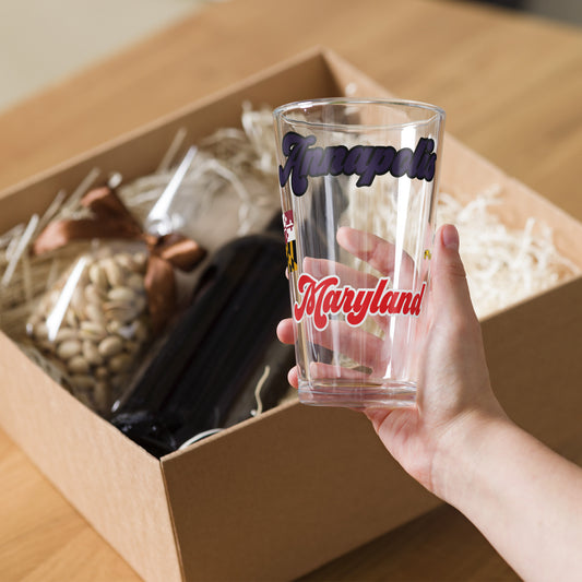 Annapolis Maryland Shaker pint glass