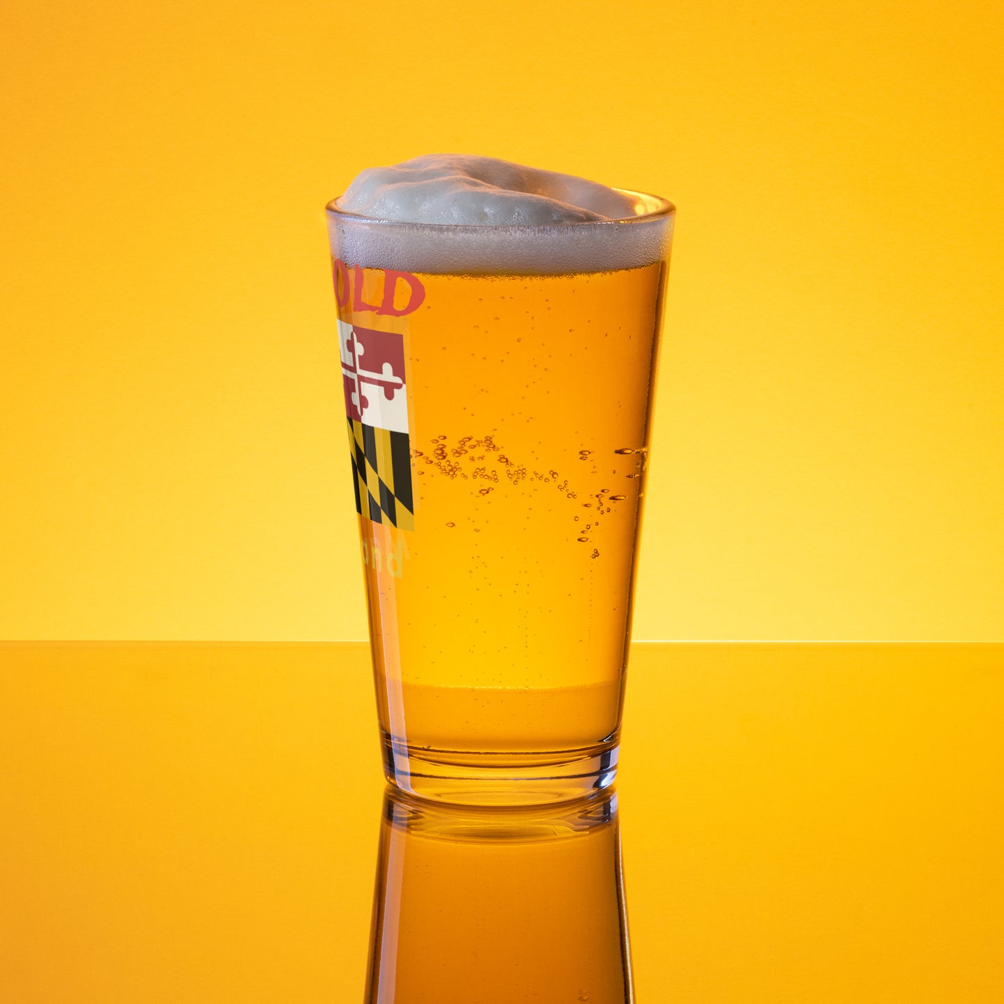 Arnold Maryland Shaker pint glass
