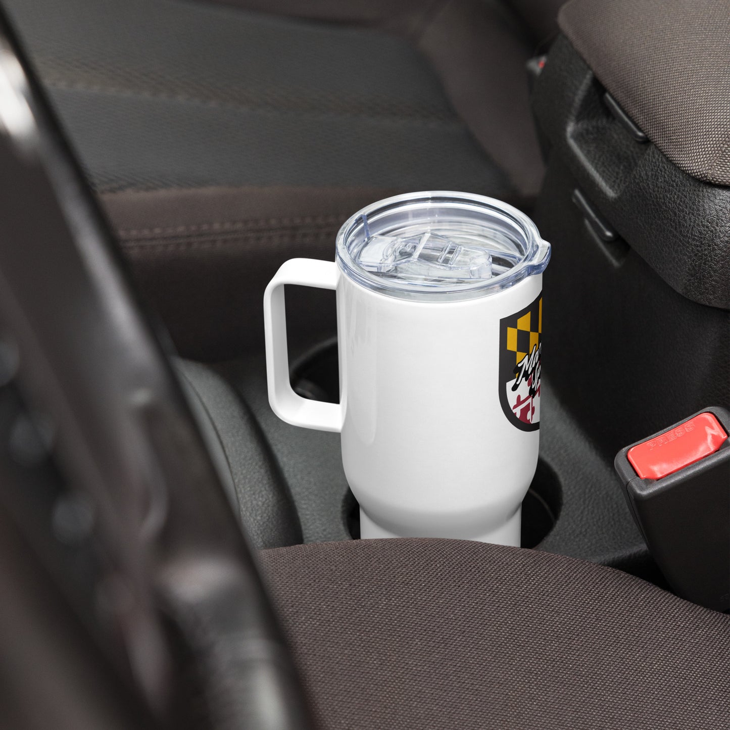 Maryland Sports Girl Travel mug with a handle