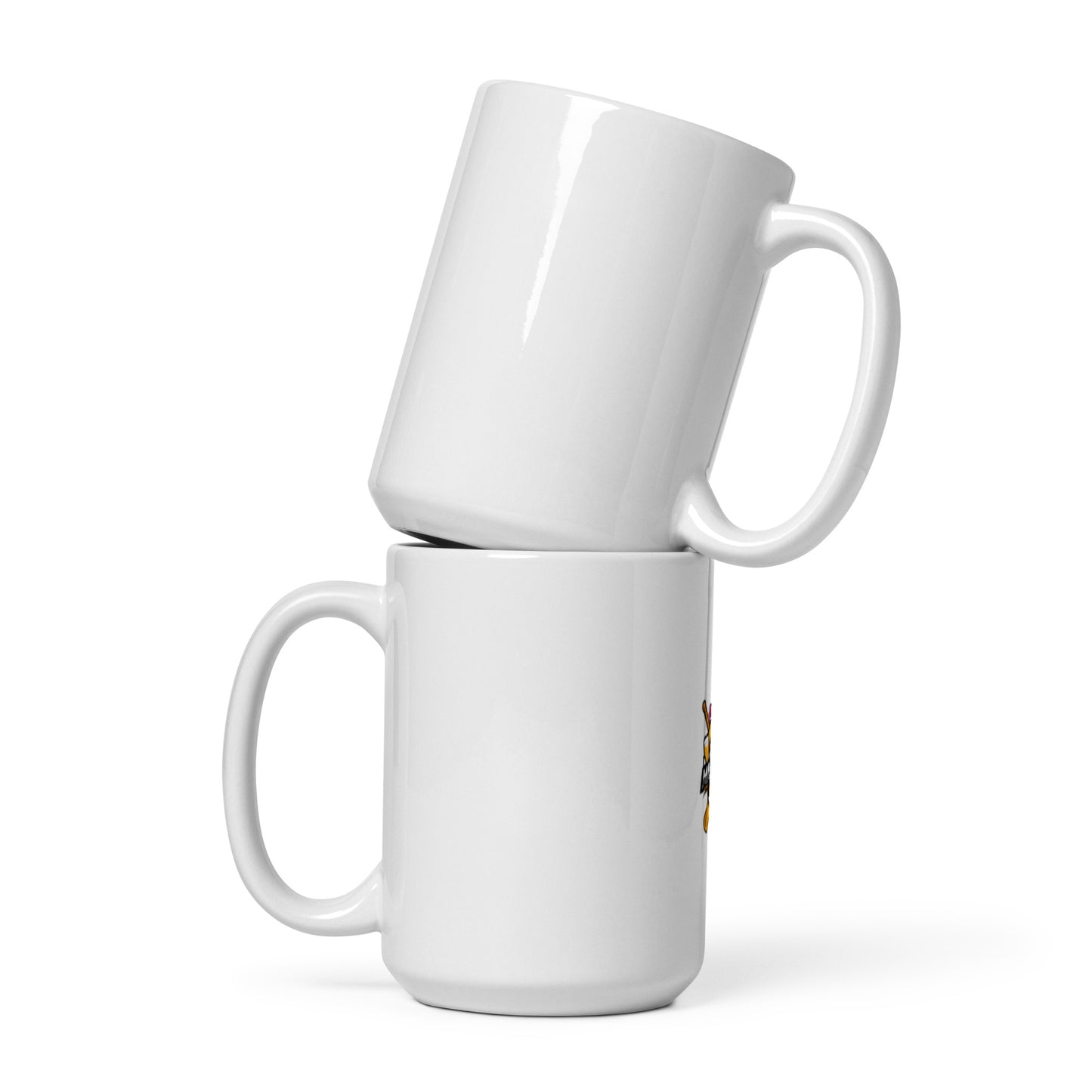 I love fall in Maryland White glossy mug