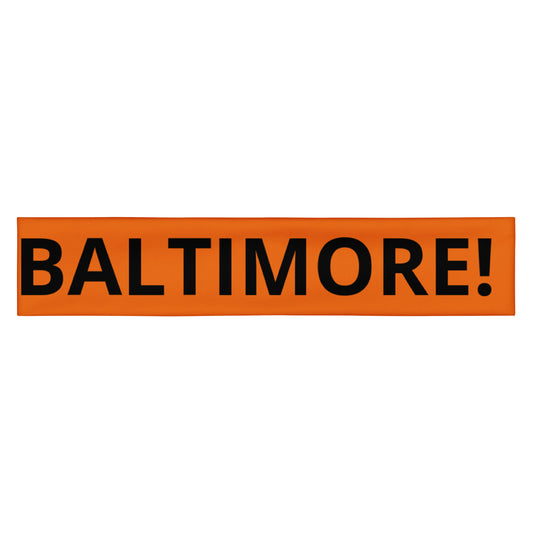 Baltimore Orange Headband