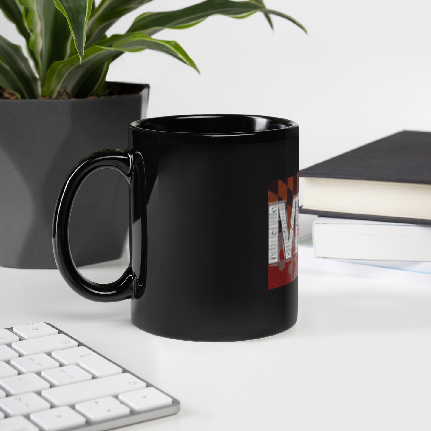 Maryland Sports Blog Black Glossy Mug