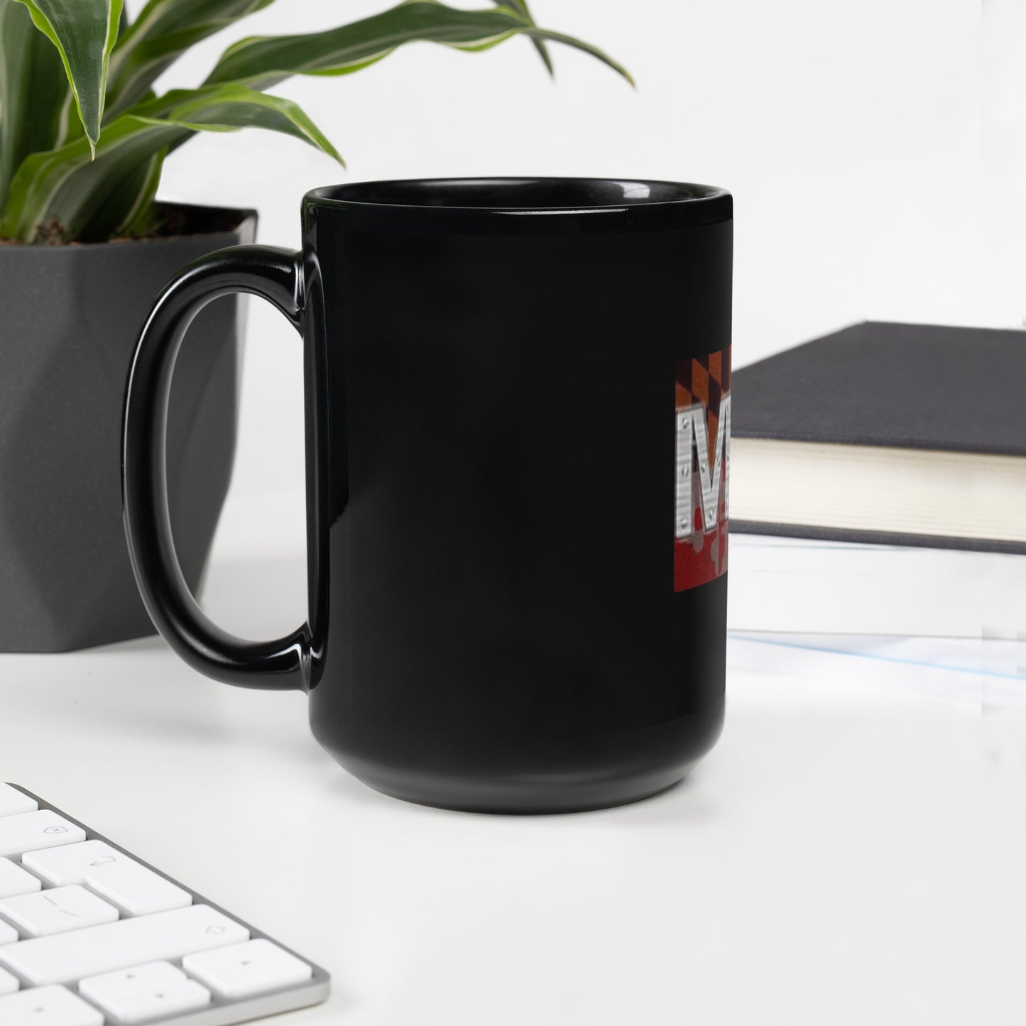 Maryland Sports Blog Black Glossy Mug