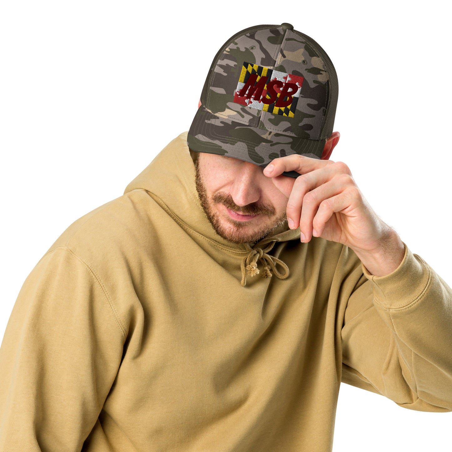 MSB Maryland Camouflage trucker hat