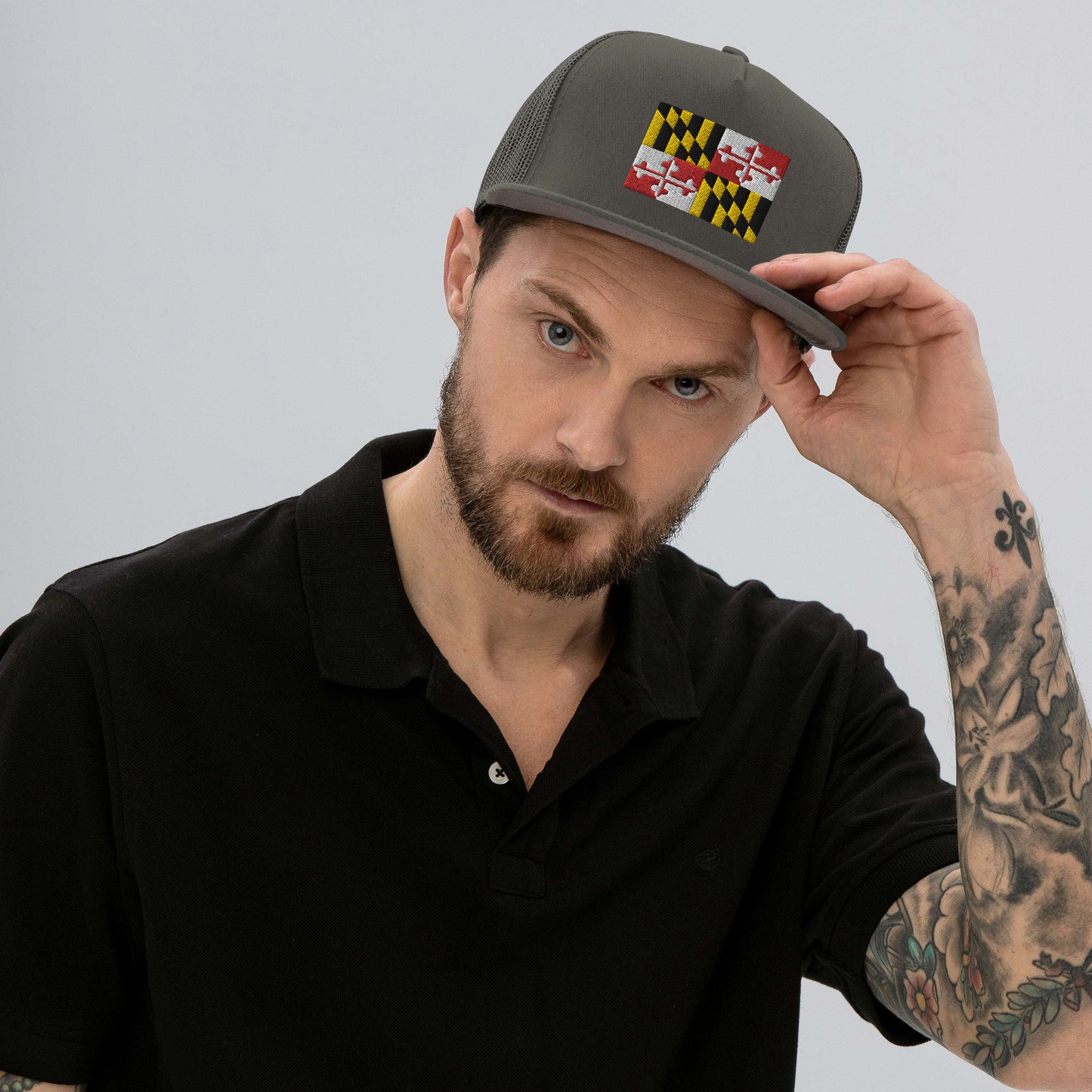 Maryland Flag Mesh Back Snapback