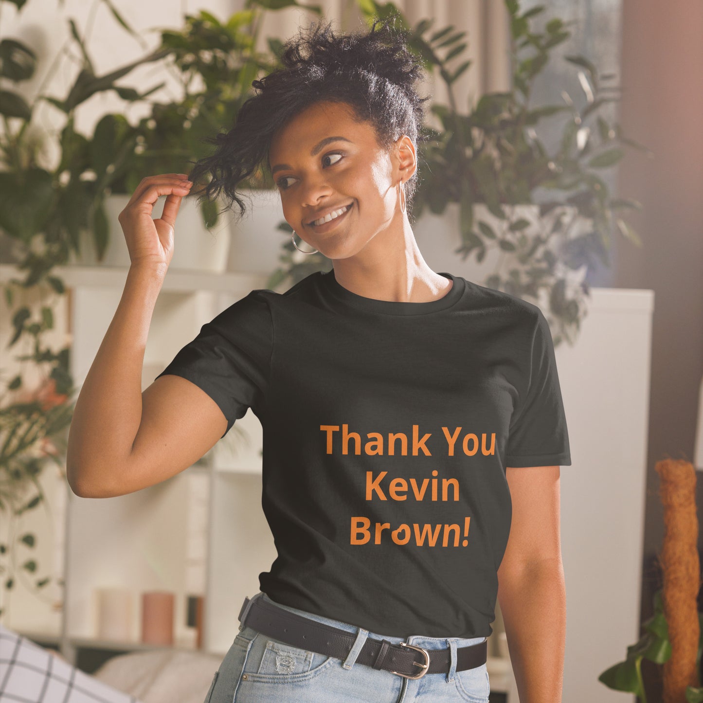 Thank you Keven Brown Short-Sleeve Unisex T-Shirt