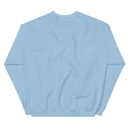 Plain back of Light Blue Kent Island Terrapin Trails sweatshirt