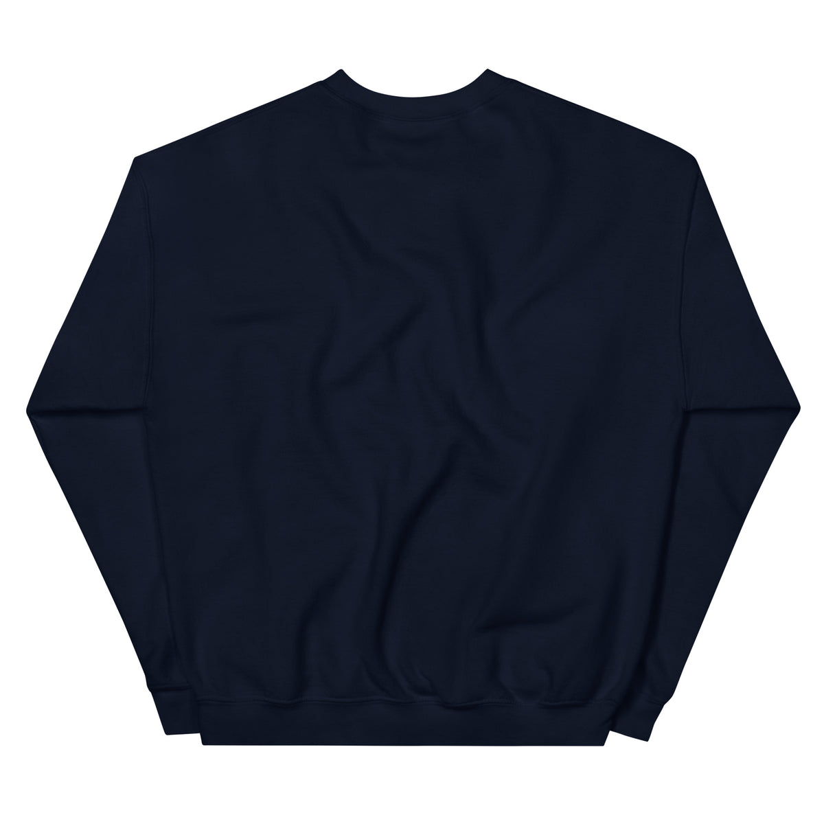 One Last Lap Hockey Farewell Crewneck Sweatshirt in navy, back view
