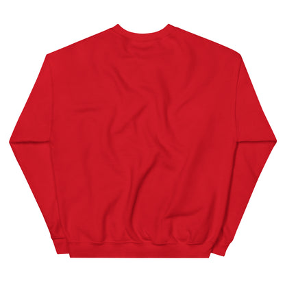 Red Goals Echo Forever crewneck sweatshirt, back view