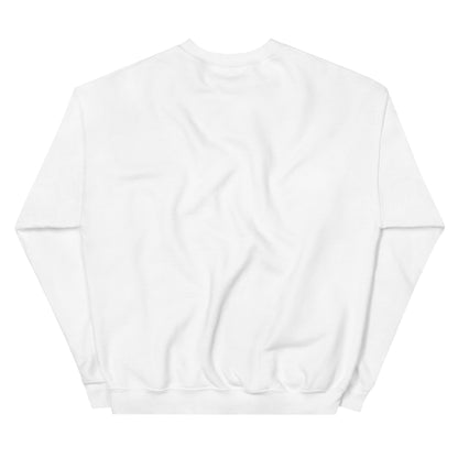 White Goals Echo Forever crewneck sweatshirt, back view