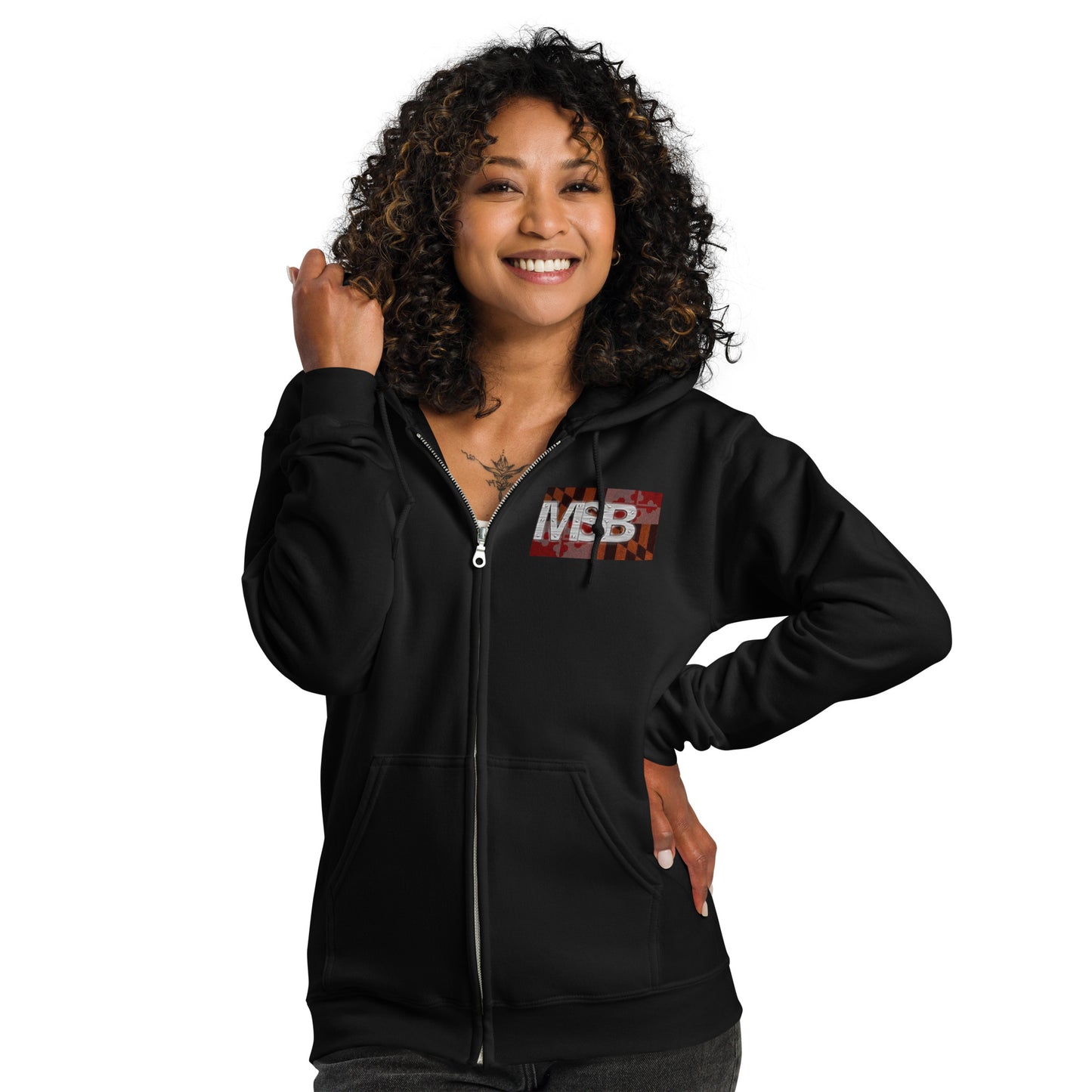 Maryland Sports Girls Unisex heavy blend zip hoodie