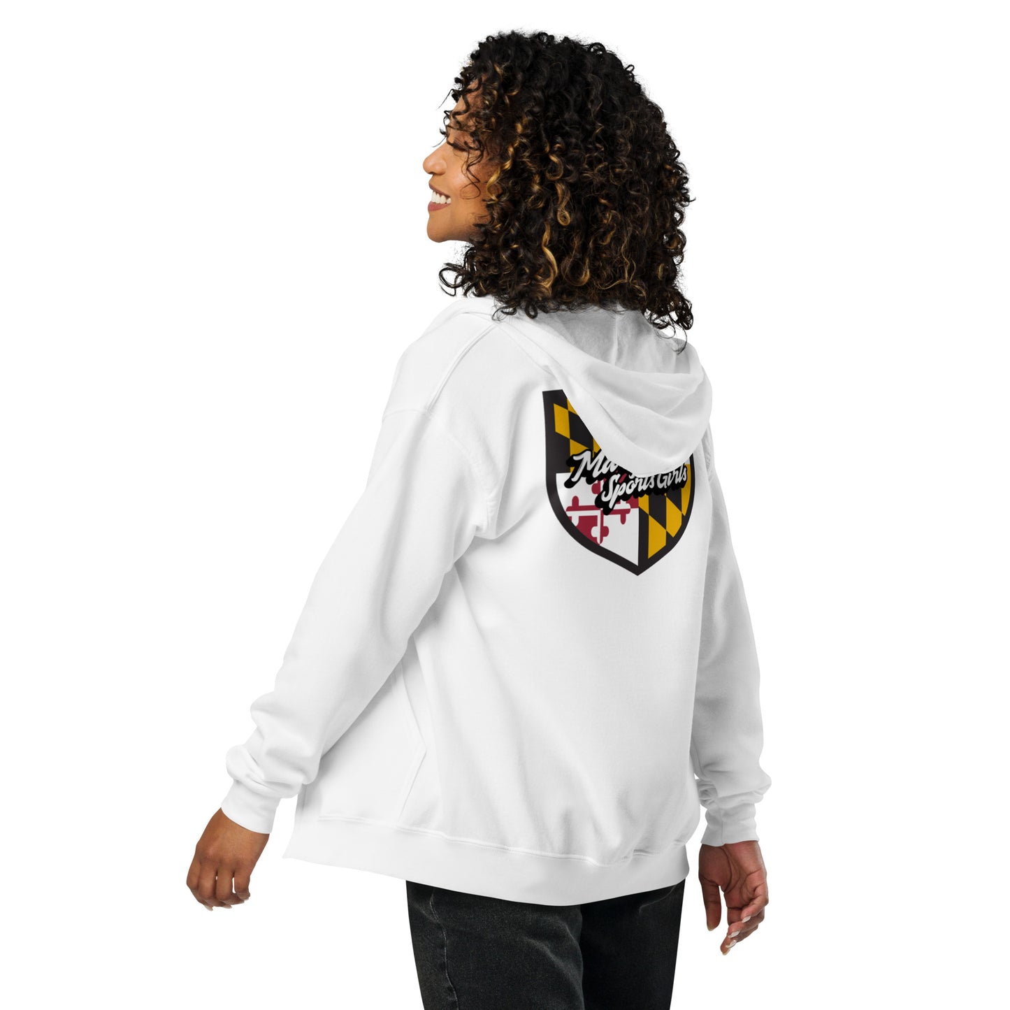 Maryland Sports Girls Unisex heavy blend zip hoodie