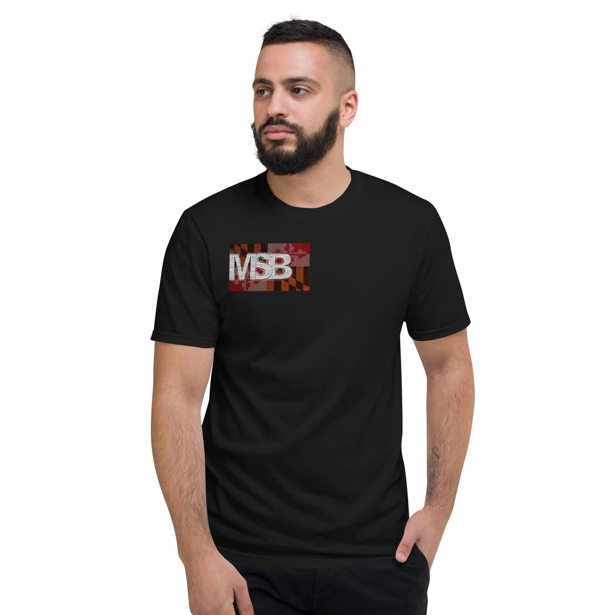 Maryland Sports Blog Logo Short-Sleeve T-Shirt — front view